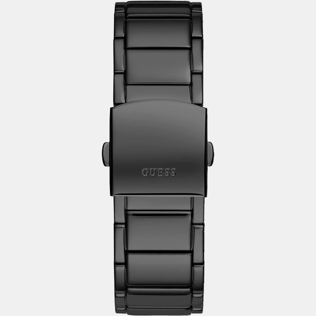 Guess Men Round Black watch