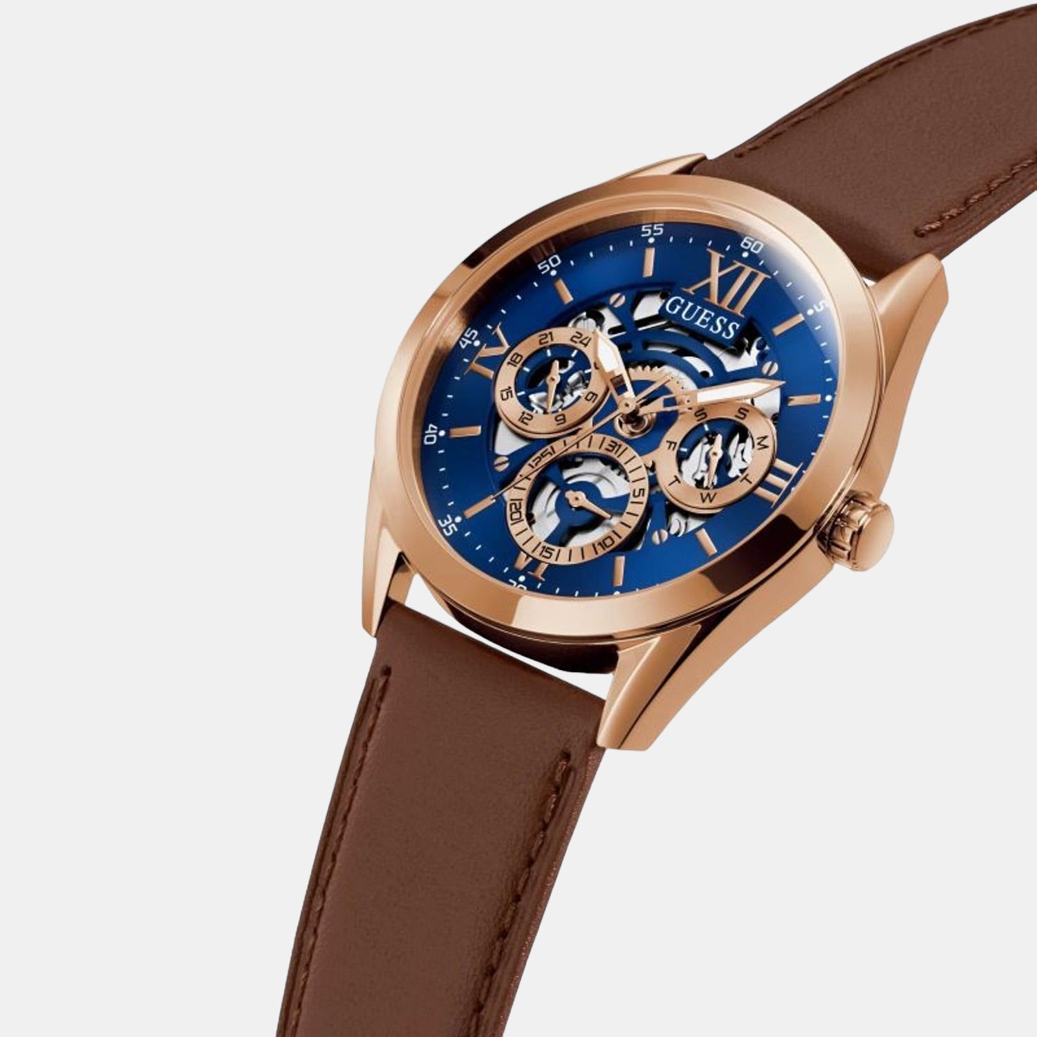 Guess Stainless Steel Round watch