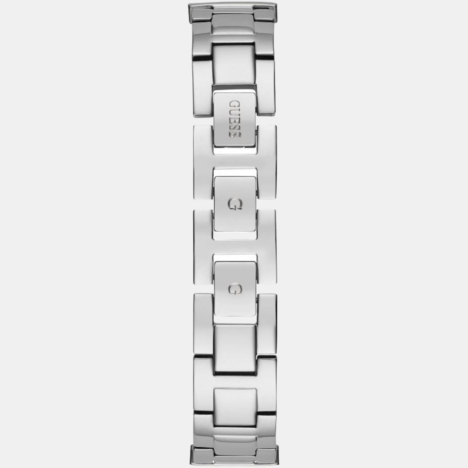 Guess Women Round Silver watch
