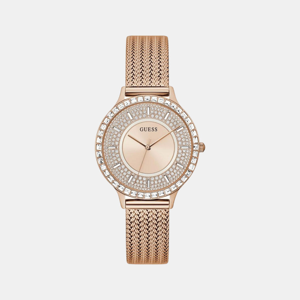 Guess Round Rose Gold Analog watch