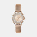 Guess Round Rose Gold Analog watch