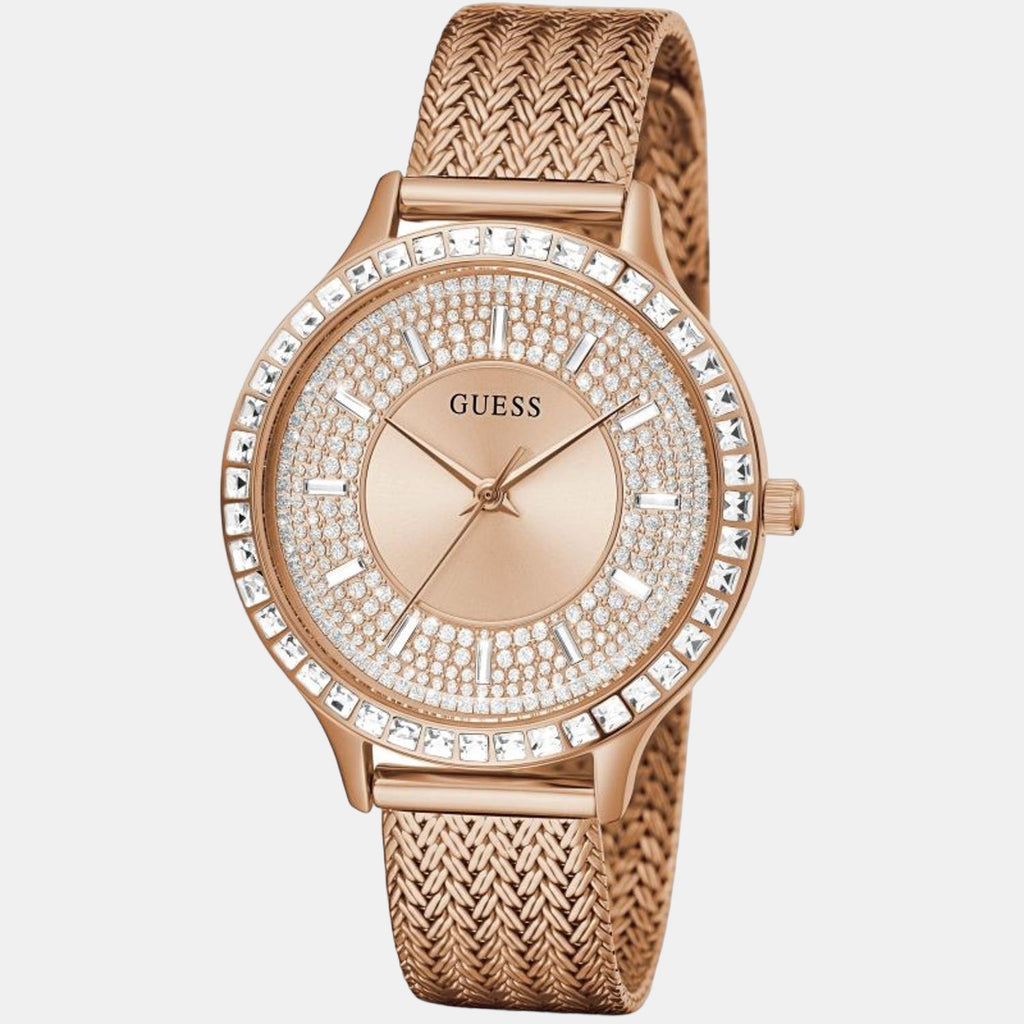 Guess Stainless Steel Rose Gold watch