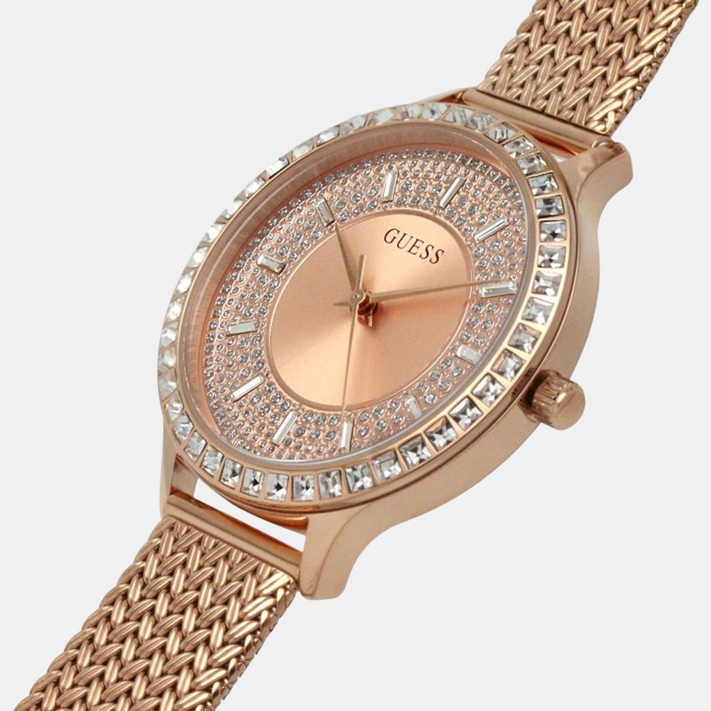 Guess Round Quartz Analog Women watch
