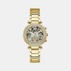 Guess Round Gold Analog watch