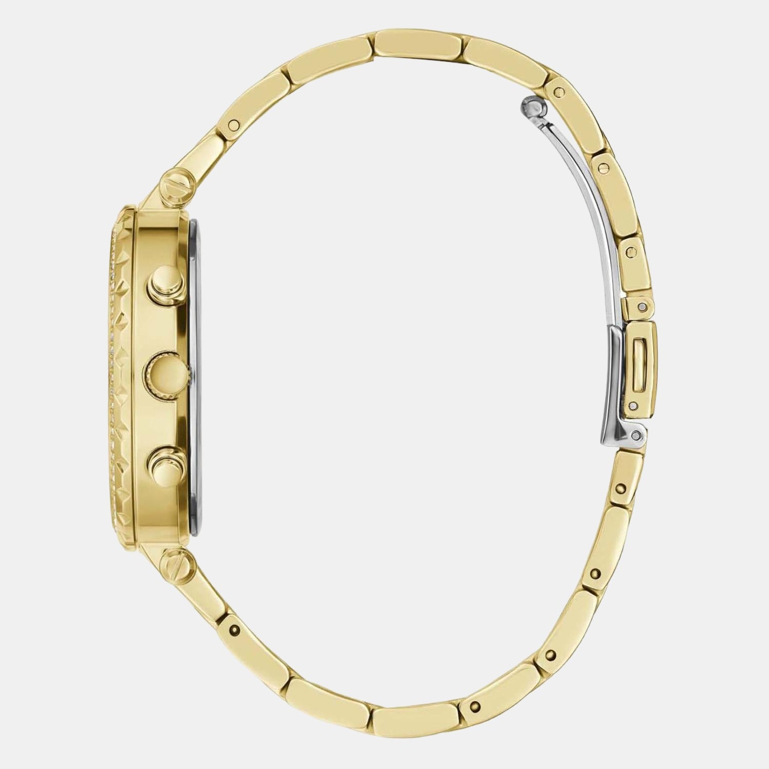 Guess Women Round Gold watch