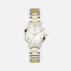 Guess Round White Analog watch