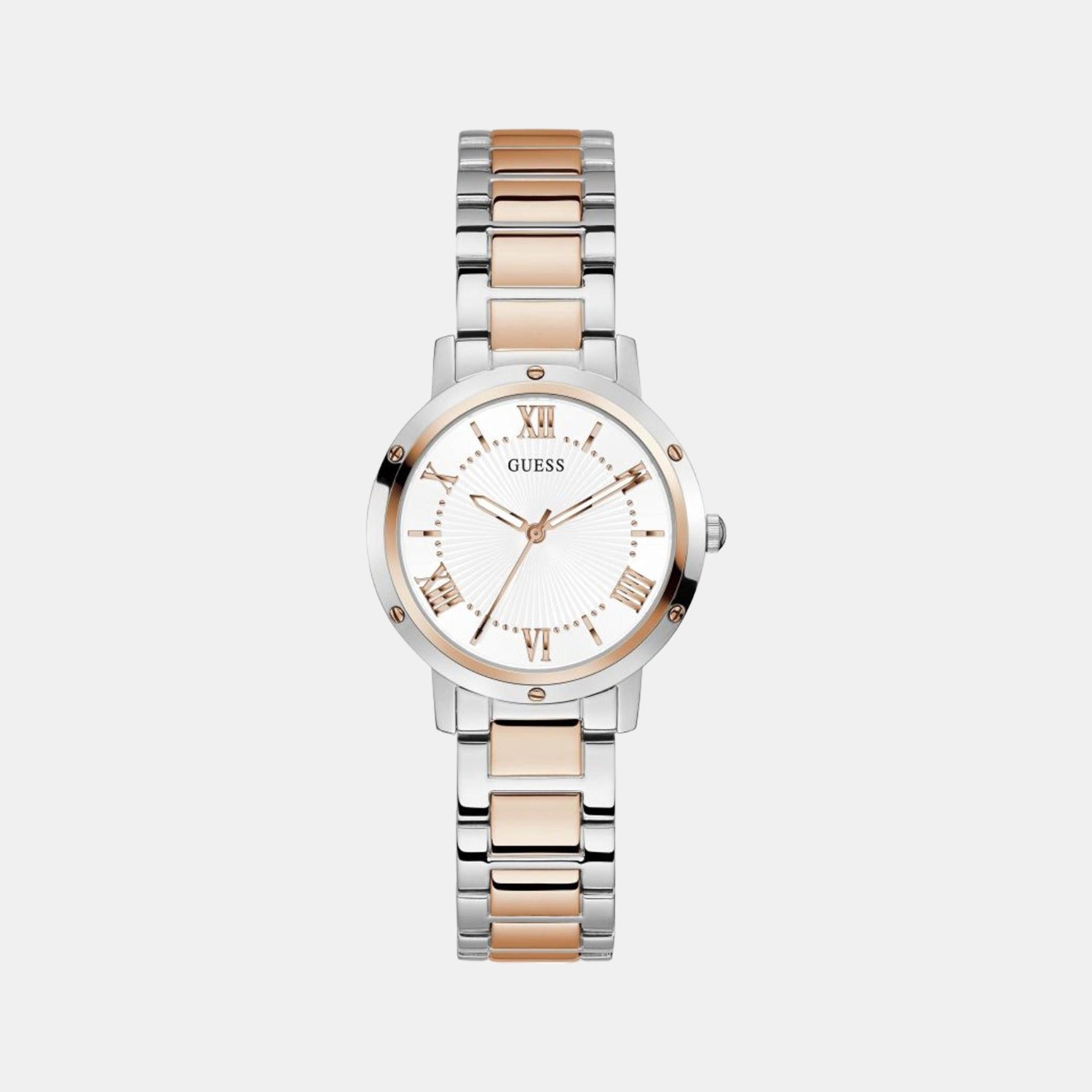 Guess Round Two Tone Analog watch