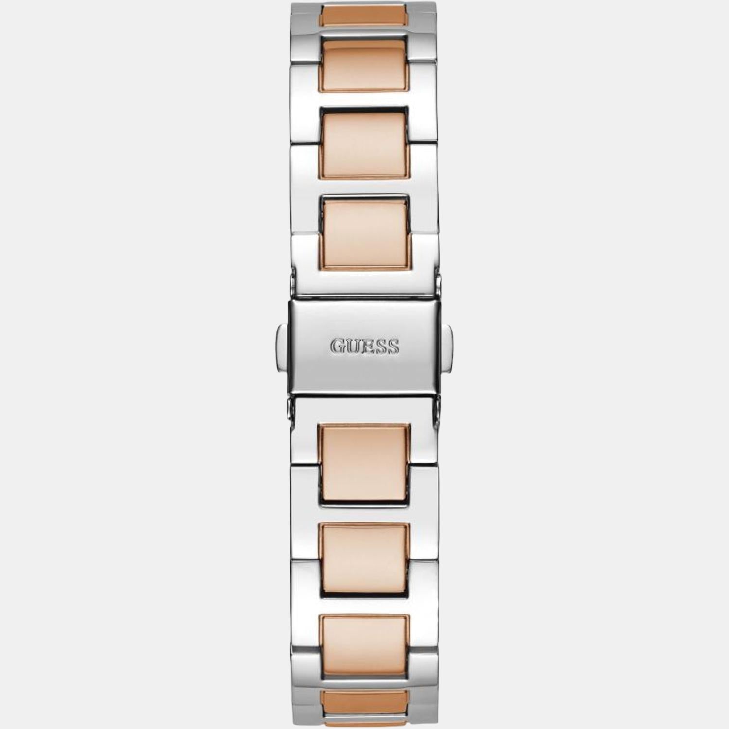 Guess Women Round Two Tone watch