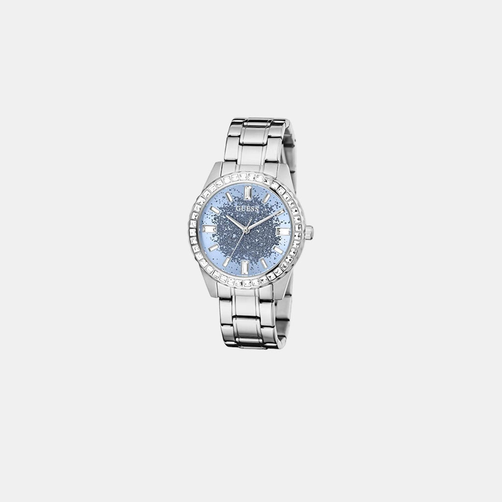 Guess Stainless Steel Round watch