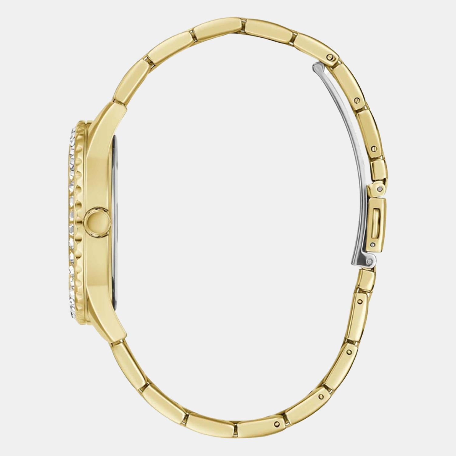 Guess Women Round Black watch