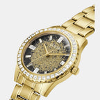 Guess Stainless Steel Round watch