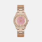 Guess Round Rose Gold Analog watch