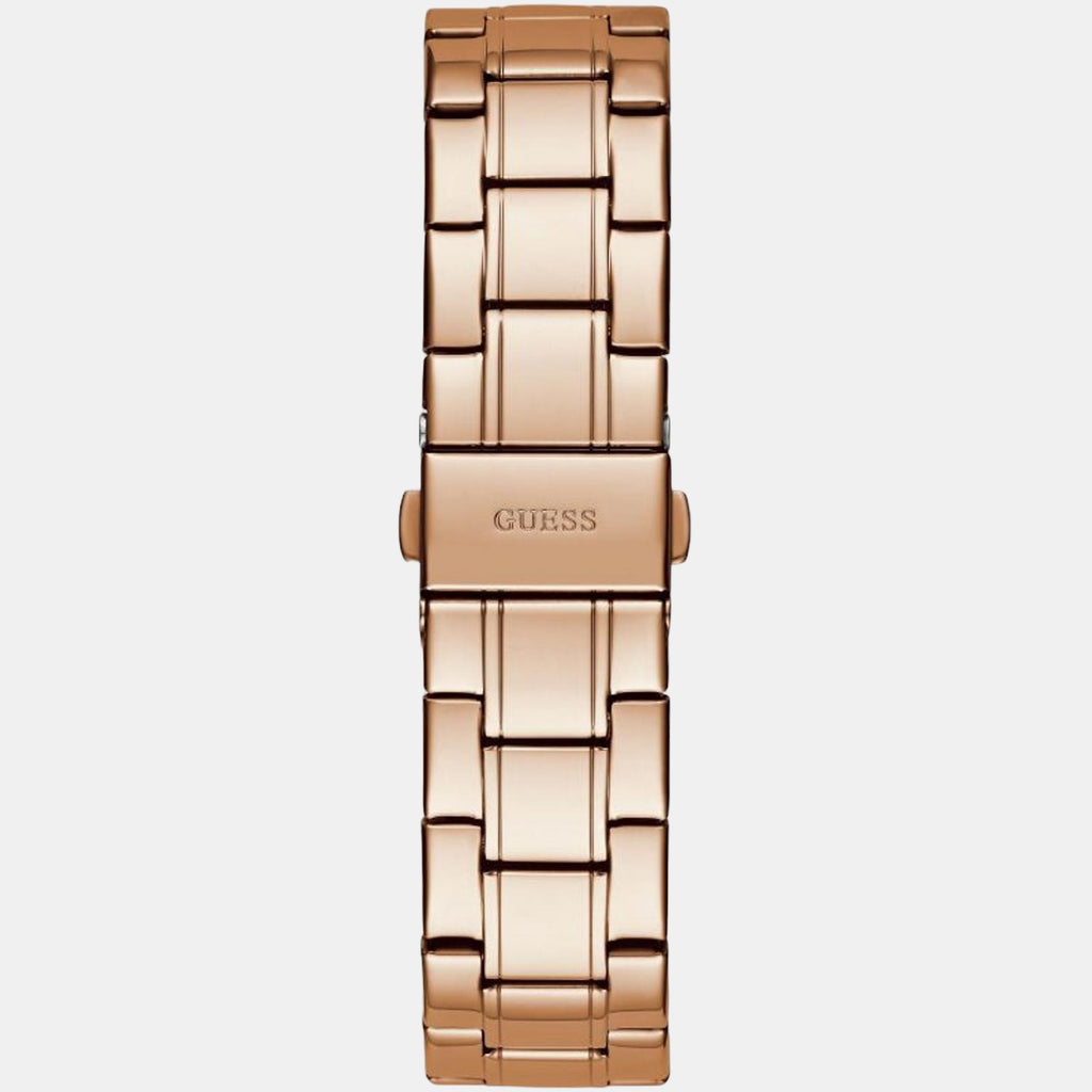 Guess Women Round Rose Gold watch