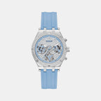 Guess Round Blue Chronograph watch