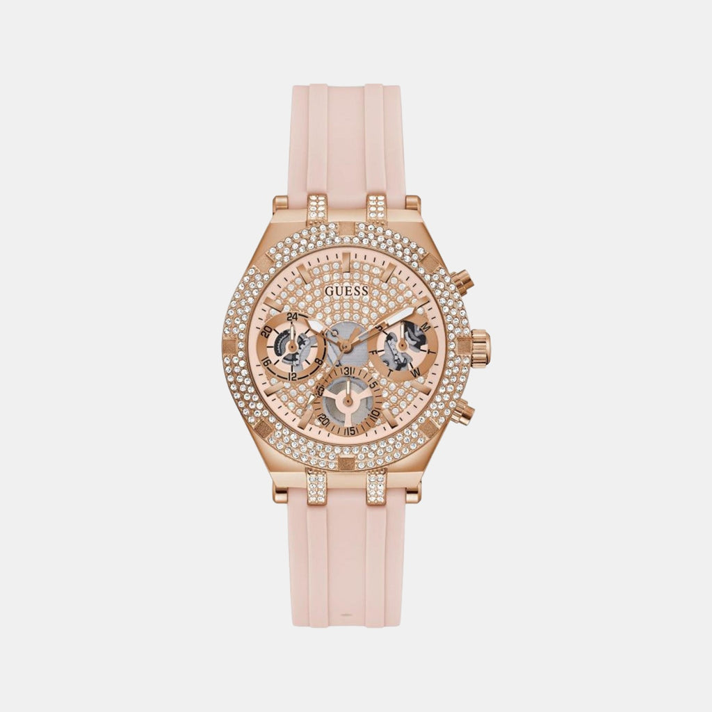 Guess Round Pink Chronograph watch