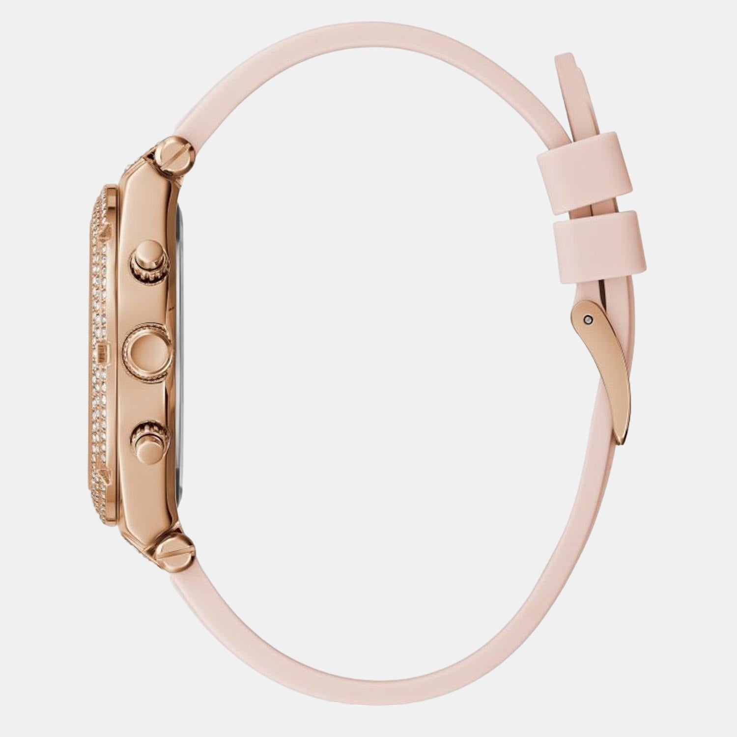 Guess Women Round Pink watch