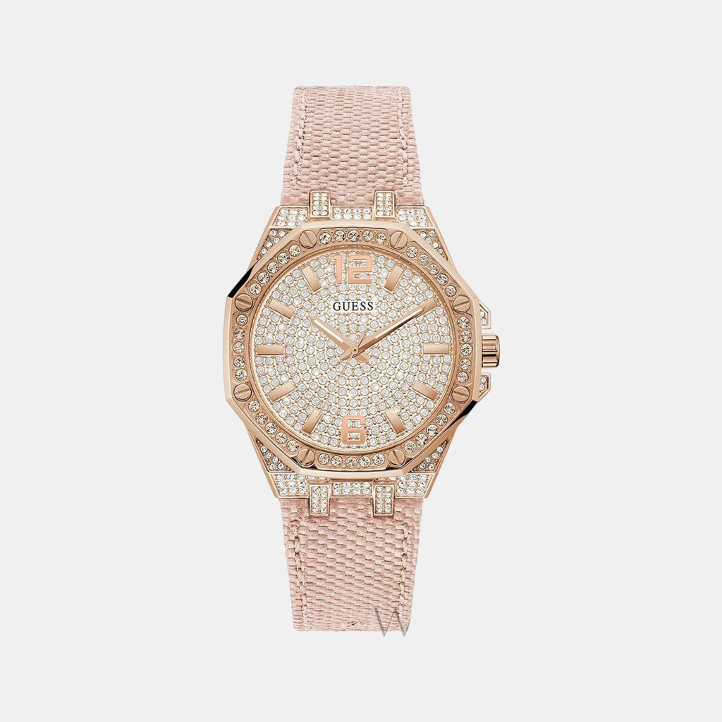 Guess Round White Analog watch