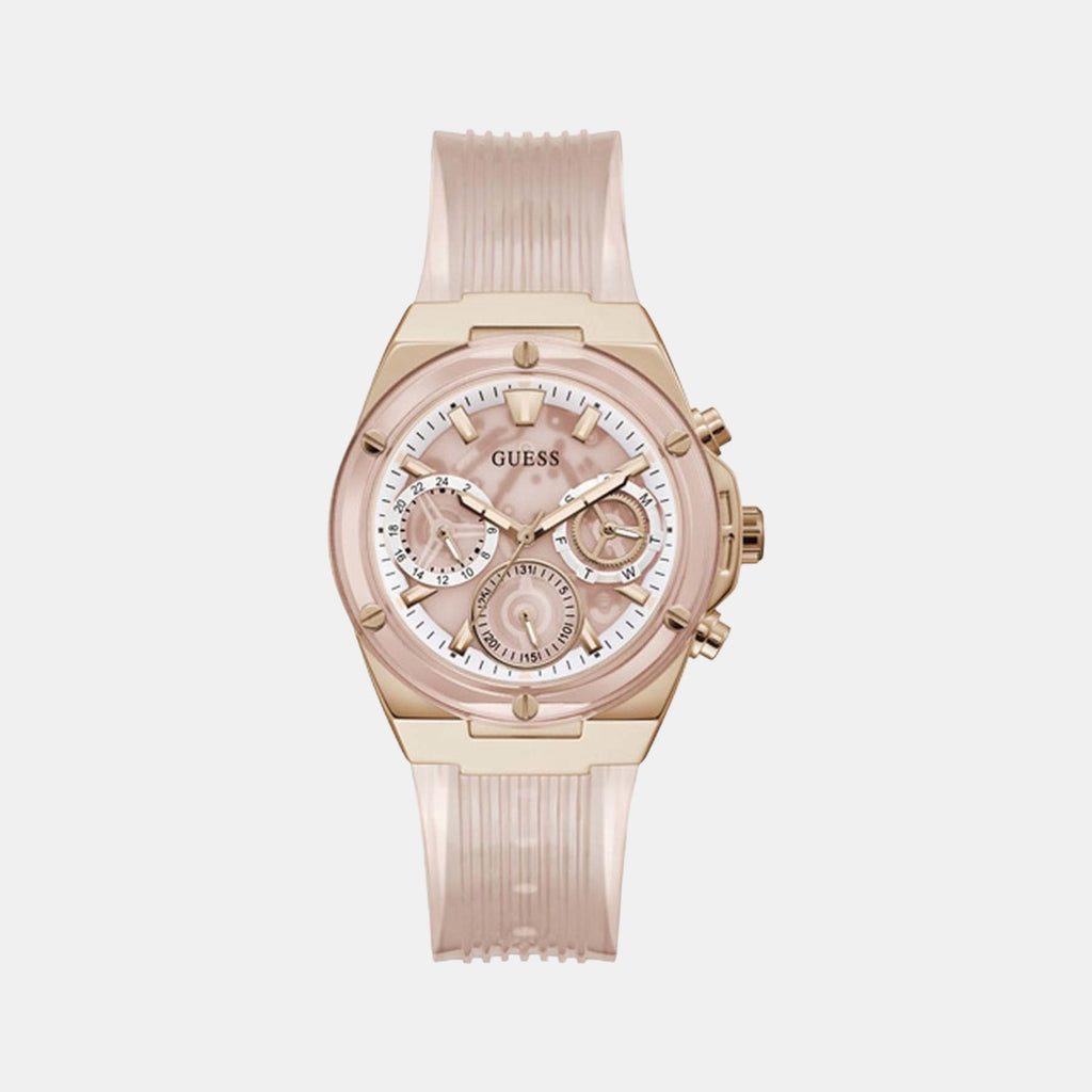 Guess Round Pink Chronograph watch