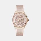 Guess Round Pink Chronograph watch