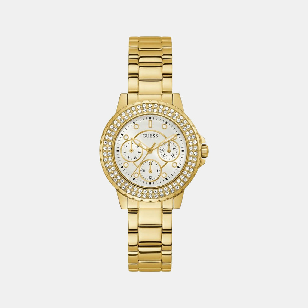 Guess Round Gold Chronograph watch