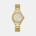 Guess Round Gold Chronograph watch