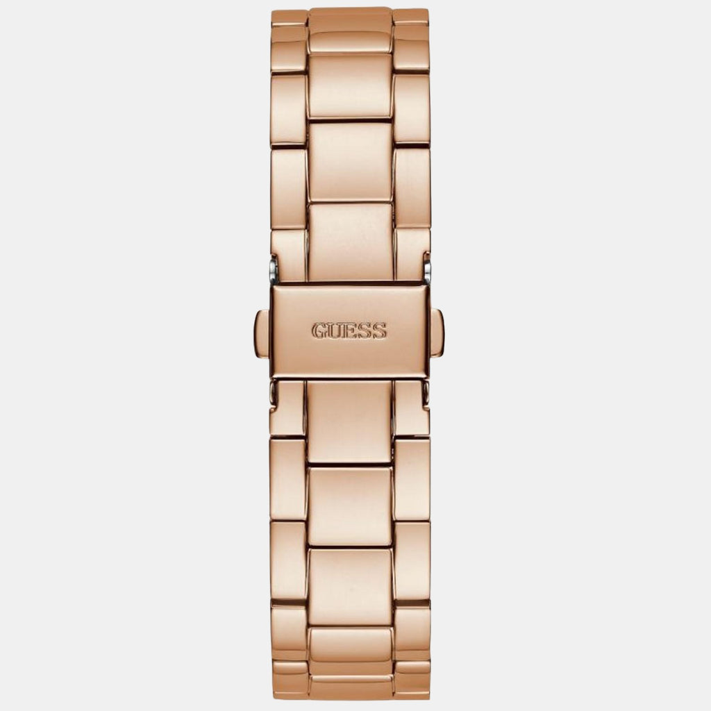 Guess Women Round Rose Gold watch
