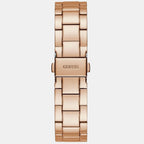 Guess Women Round Rose Gold watch