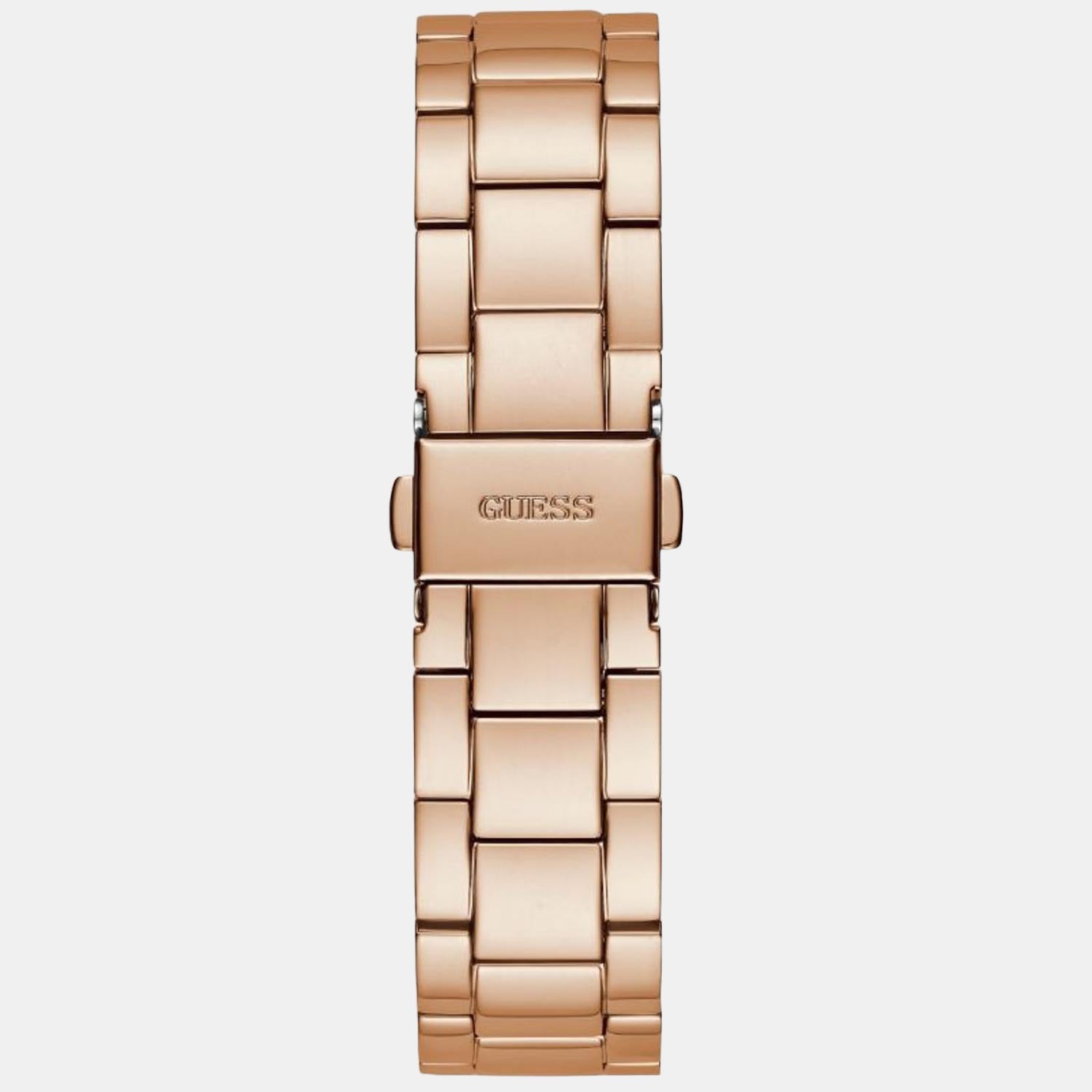 Guess Women Round Rose Gold watch