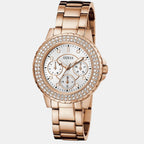 Guess Stainless Steel Round watch