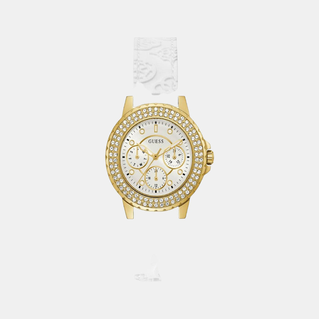Guess Round White Chronograph watch