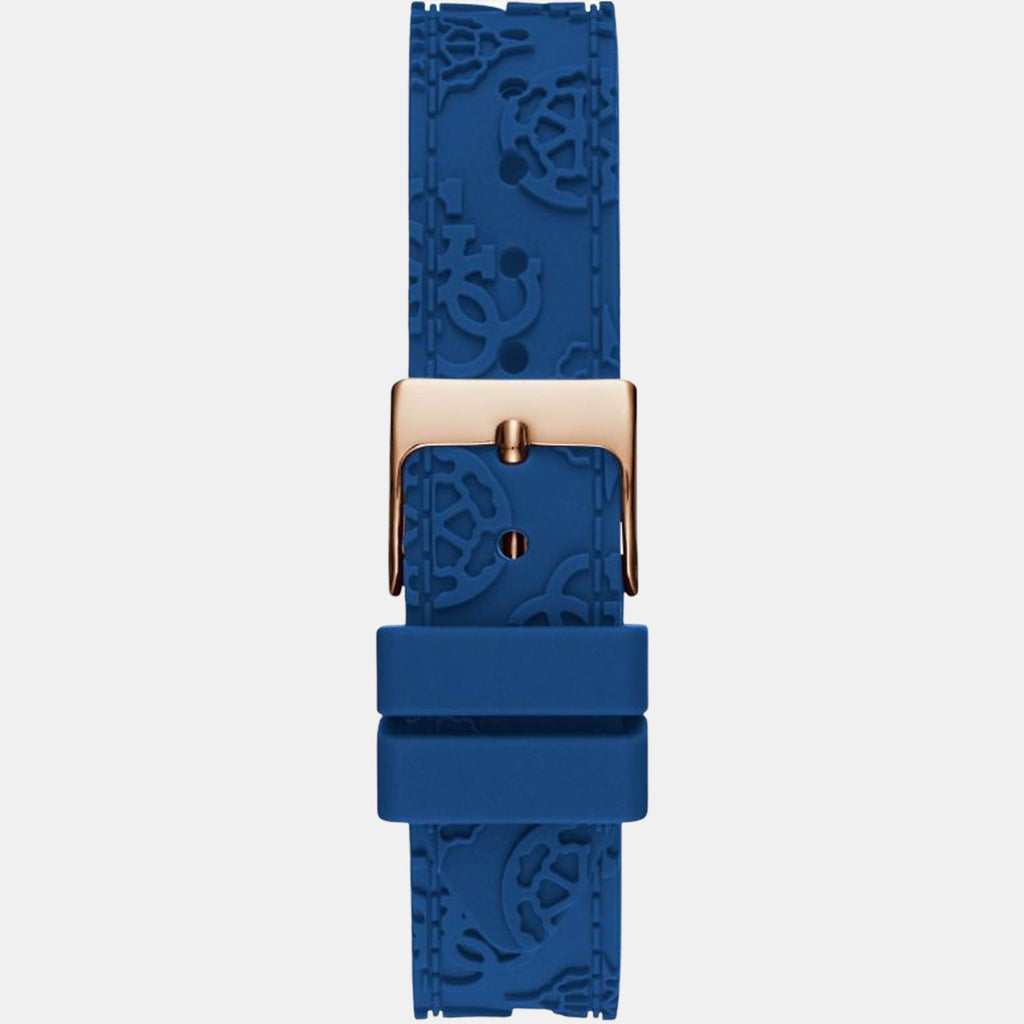 Guess Women Round Blue watch