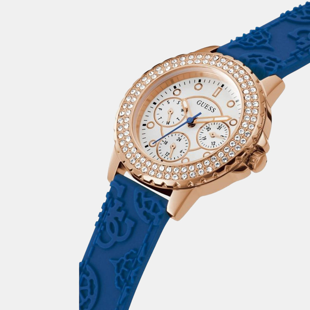 Guess Stainless Steel Round watch