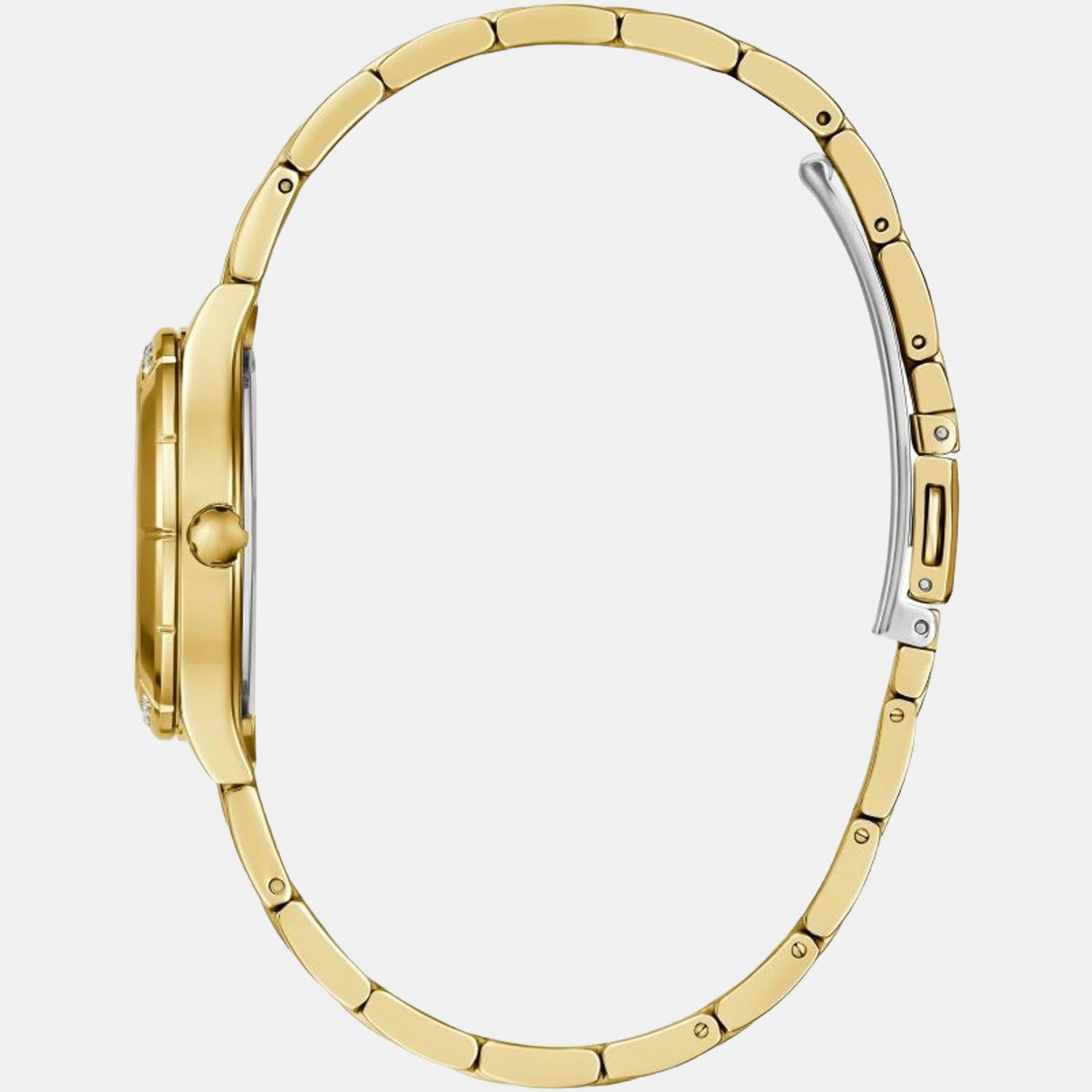 Guess Women Round Gold watch