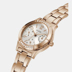Guess Stainless Steel Round watch