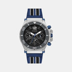 Guess Round Black Chronograph watch