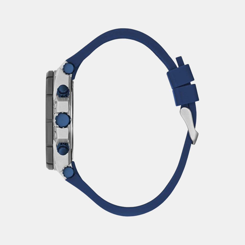 Guess Men Round Black watch