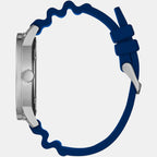 Guess Men Round Blue watch