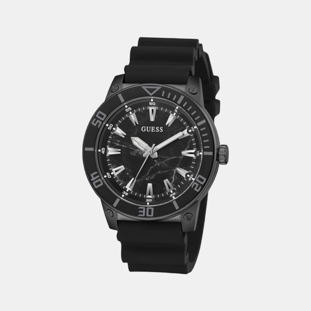 Guess Round Black Analog watch