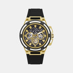 Guess Round Black Chronograph watch