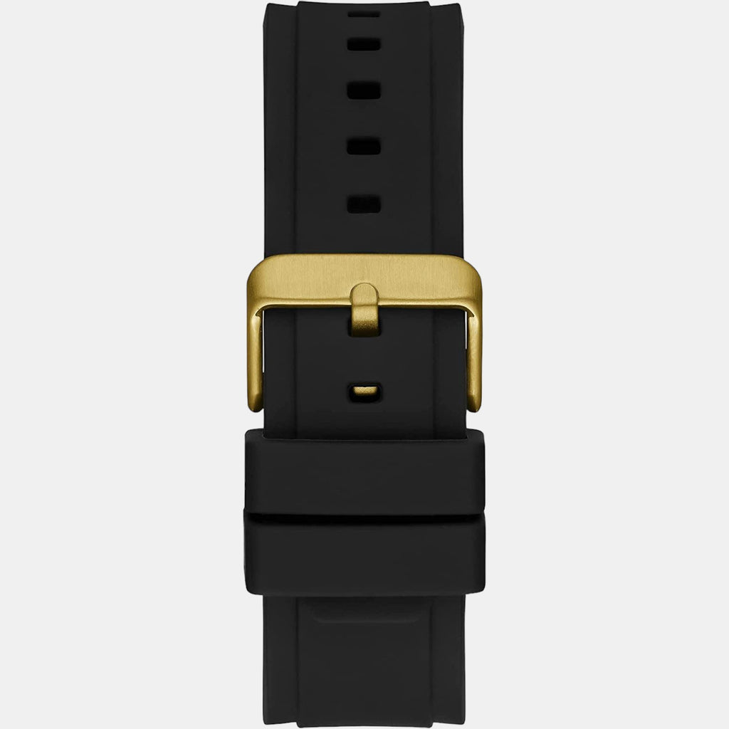 Guess Men Round Black watch