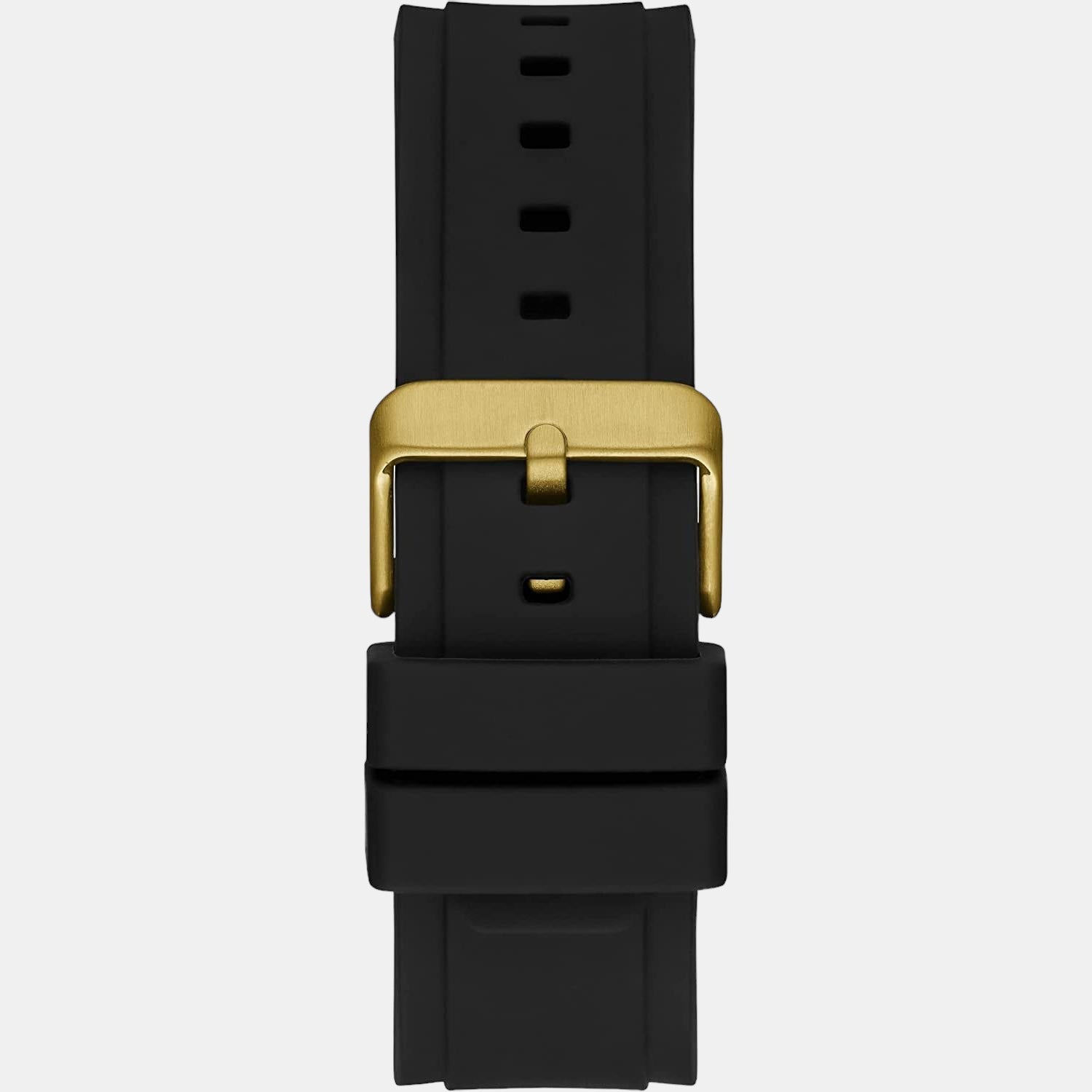 Guess Men Round Black watch