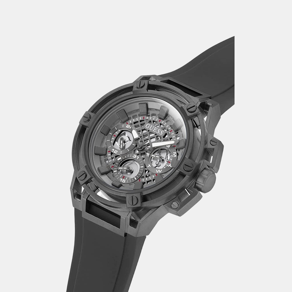 Guess Stainless Steel Round watch