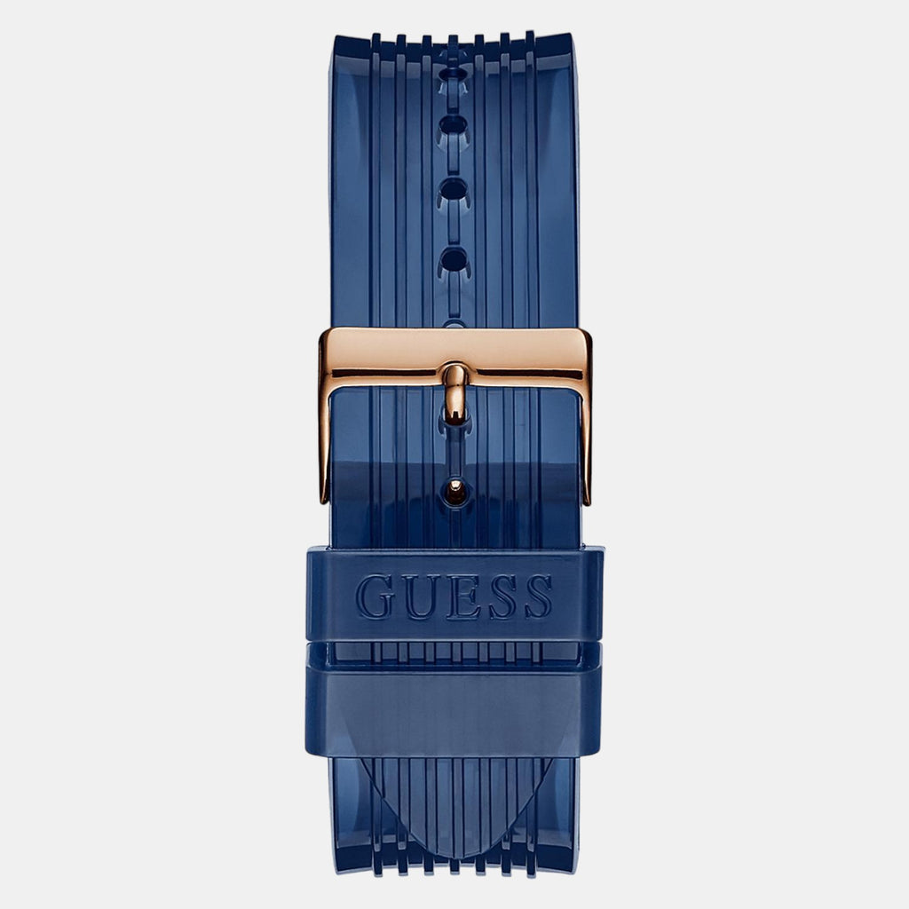 Guess Men Round Blue watch