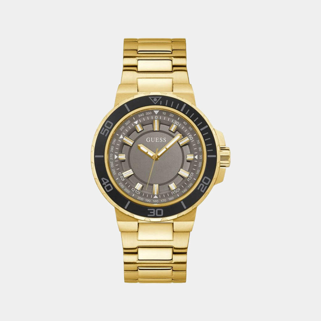 Guess Round Gold Analog watch