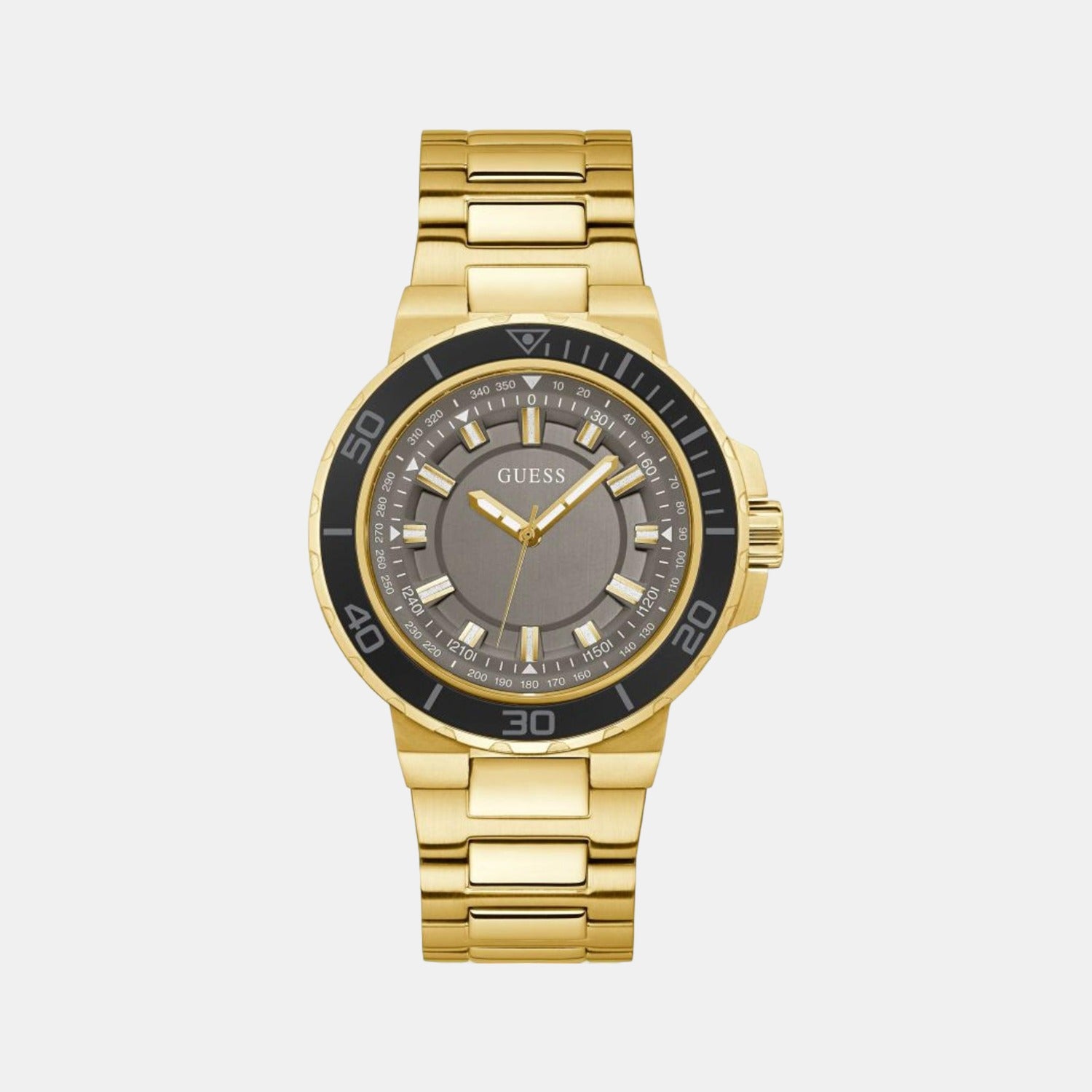 Guess Round Gold Analog watch