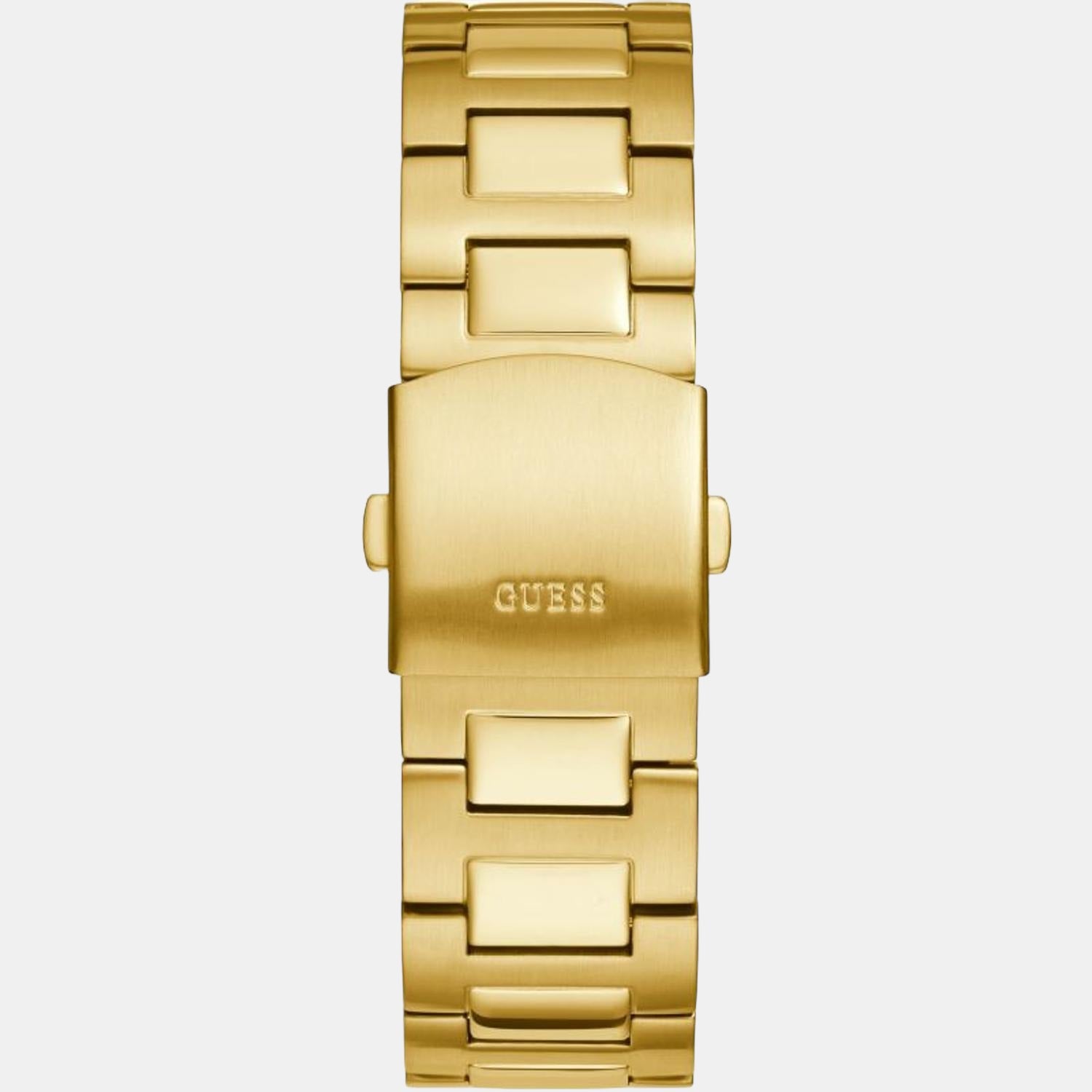 Guess Men Round Gold watch
