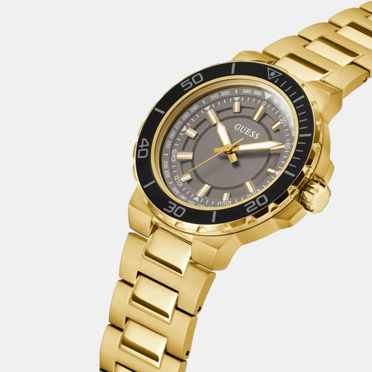 Guess Stainless Steel Round watch