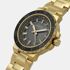 Guess 44 mm Gold Quartz watch