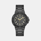 Guess Round Black Analog watch