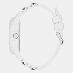 Guess Men Round White watch